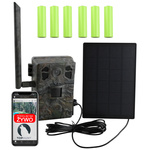 Kamera leśna fotopułapka z podglądem na żywo H6 TopHunt 2.7K 4G LTE Dark Green