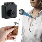 Guzik Efor S40 z mini ukryta kamerą szpiegowską FHD na pilot