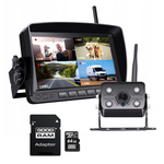 Bezprzewodowy Zestaw Cofania Monitor7" IPS+ KAMERA COFANIA 12-36V FHD SNR-CX77+607T1