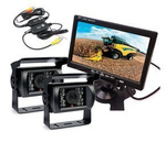 Kamera Cofania x2+Monitor 7" Kombajn Bus Tir