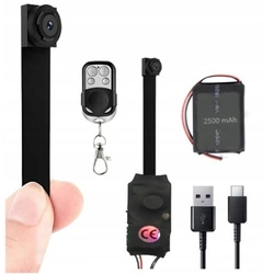 Mini kamera szpiegowska do ukrycia S80 Full HD pilot długi czas pracy