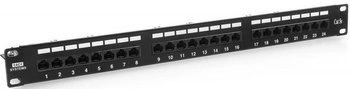 Patch panel 24-porty UTP5e 19" PP24E