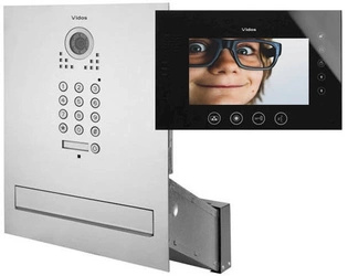 ZESTAW VIDOS MONITOR M670B-S1/S2 + SKRZYNKA NA LISTY Z WIDEODOMOFONEM S561D-SKM
