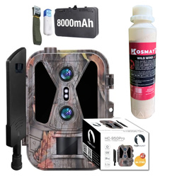 Zestaw Fotopułapka z podglądem na żywo HC-950Pro AKU + Preparat do wabienia dzików