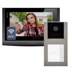 Zestaw Monitor wideodomofonu IP M200B-X WIFI + Stacja bramowa zewnętrzna S201-1 Vidos 2IP