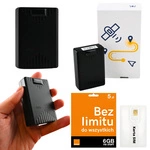 Zestaw Lokalizator GPS Śledź Podejrzanego PODSŁUCH 4G MK6C z Kartą SIM Orange