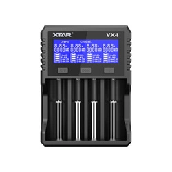 Ładowarka do akumulatorów Li-ion 1,5V / 3,6 / 3,7V / Li-FePO4 / Ni-MH XTAR VX4 - zestaw z zasilaczem 