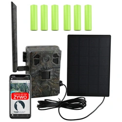 Kamera leśna fotopułapka z podglądem na żywo H6 TopHunt 2.7K 4G LTE Dark Green