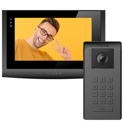 Zestaw Monitor wideodomofonu IP M200B-X WIFI Vidos 2IP + Stacja bramowa zewnętrzna wideodomofonu Vidos 2IP S200
