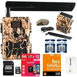 Zestaw Fotopułapka SF5.8CG GSM LTE  + 8xAA + SD 32GB + SIM