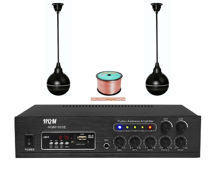 AUDIO SYSTEM HQM nad wyspę kuchenną lub do pubu Bluetooth/AUX + pilot 