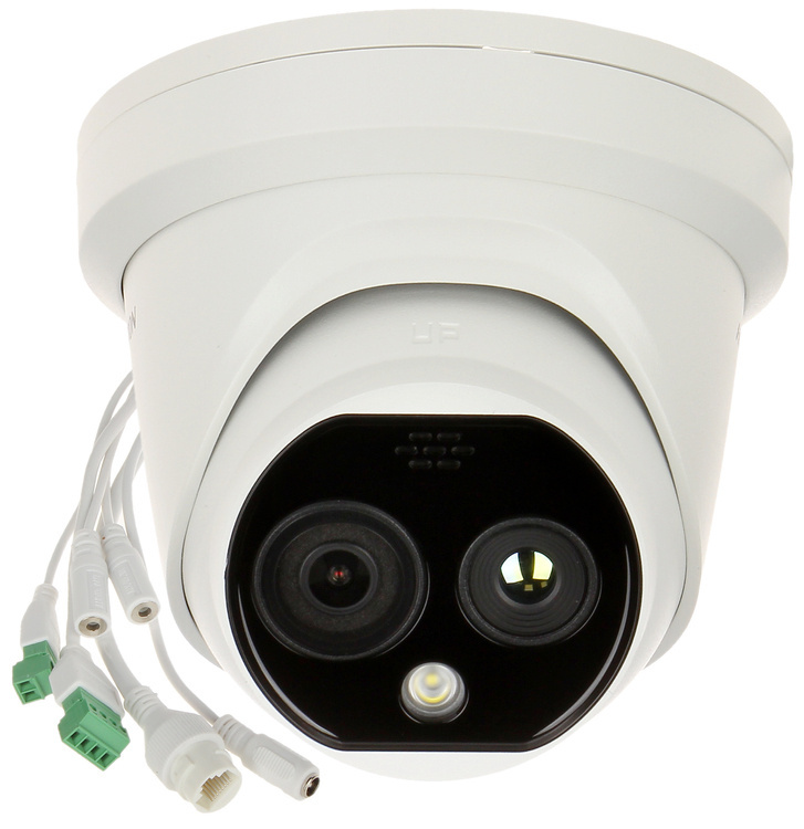 Hybrydowa kamera termowizyjna IP DS-2TD1217-2/PA 1.8 mm - 720p, 2.1 mm - 4 Mpx Hikvision