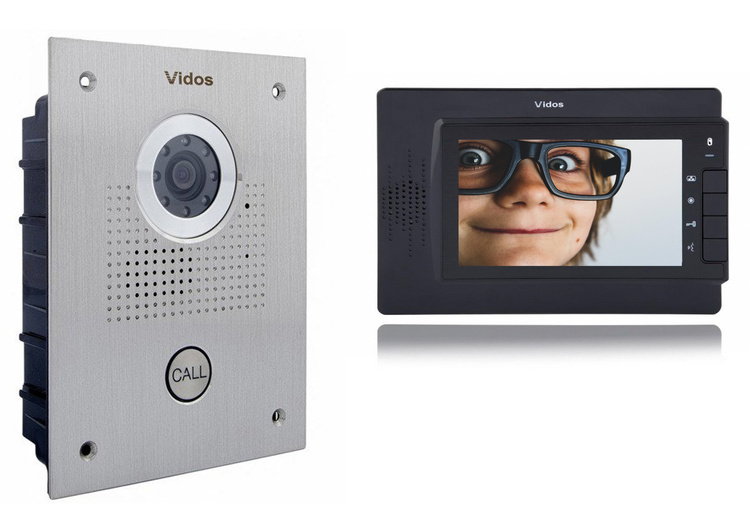 Wideodomofon Vidos M320B + Stacja bramowa S551 Zestaw