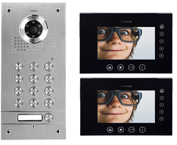 Zestaw Vidos dwurodzinny M670B-S1/S2+S561D